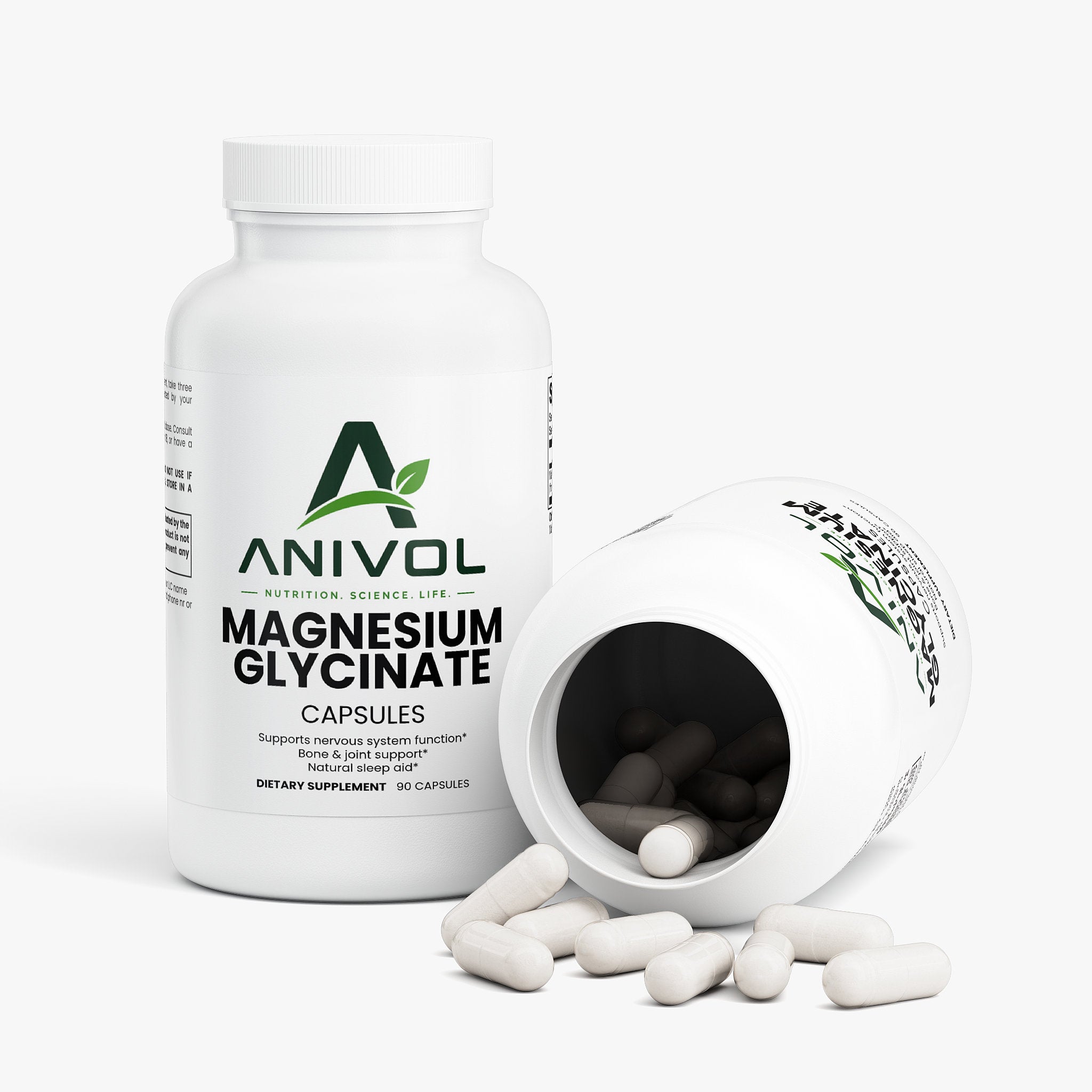 Anivol Magnesium Glycinate Capsules | 275 mg Magnesium Glycinate Supplement
