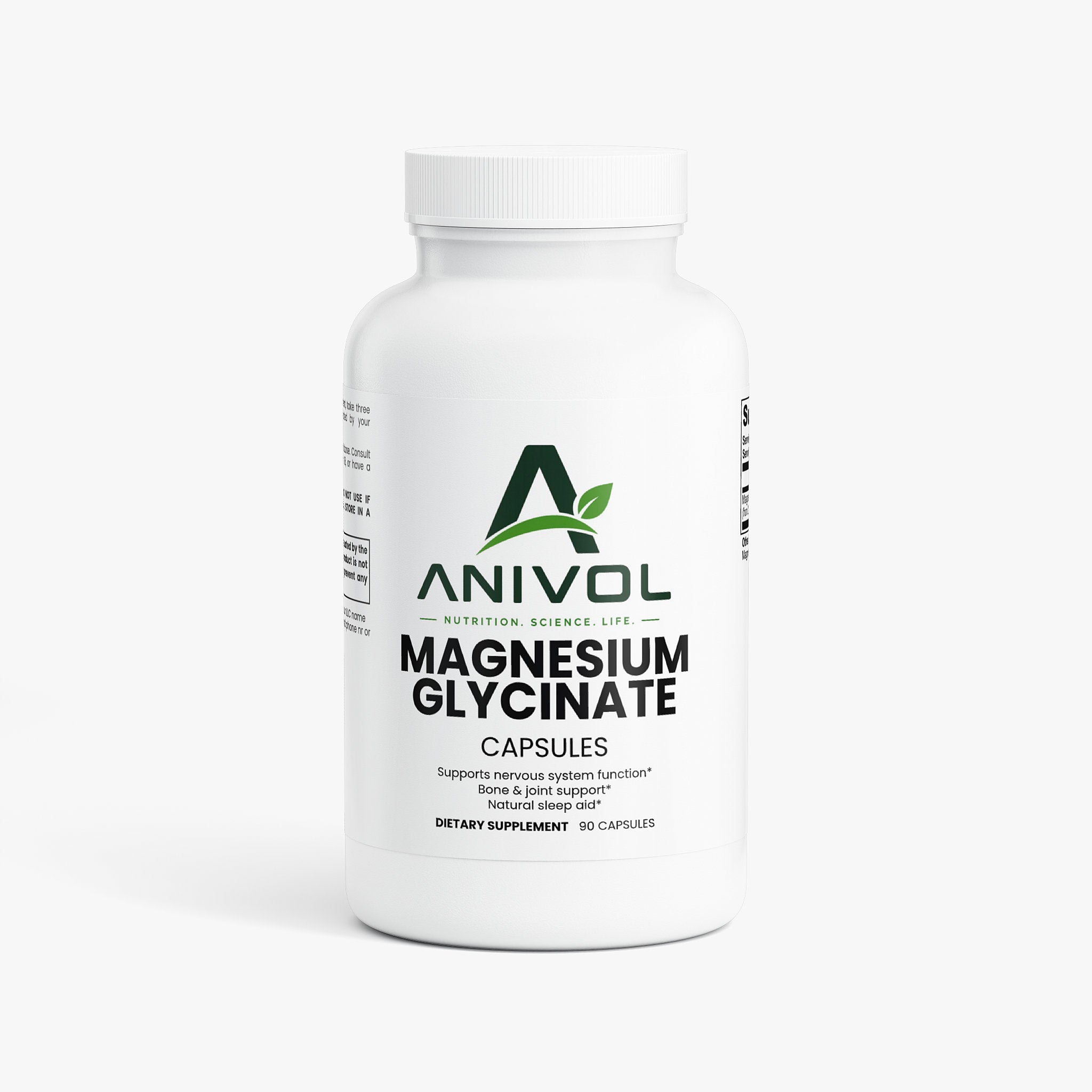 Anivol Magnesium Glycinate Capsules | 275 mg Magnesium Glycinate Supplement