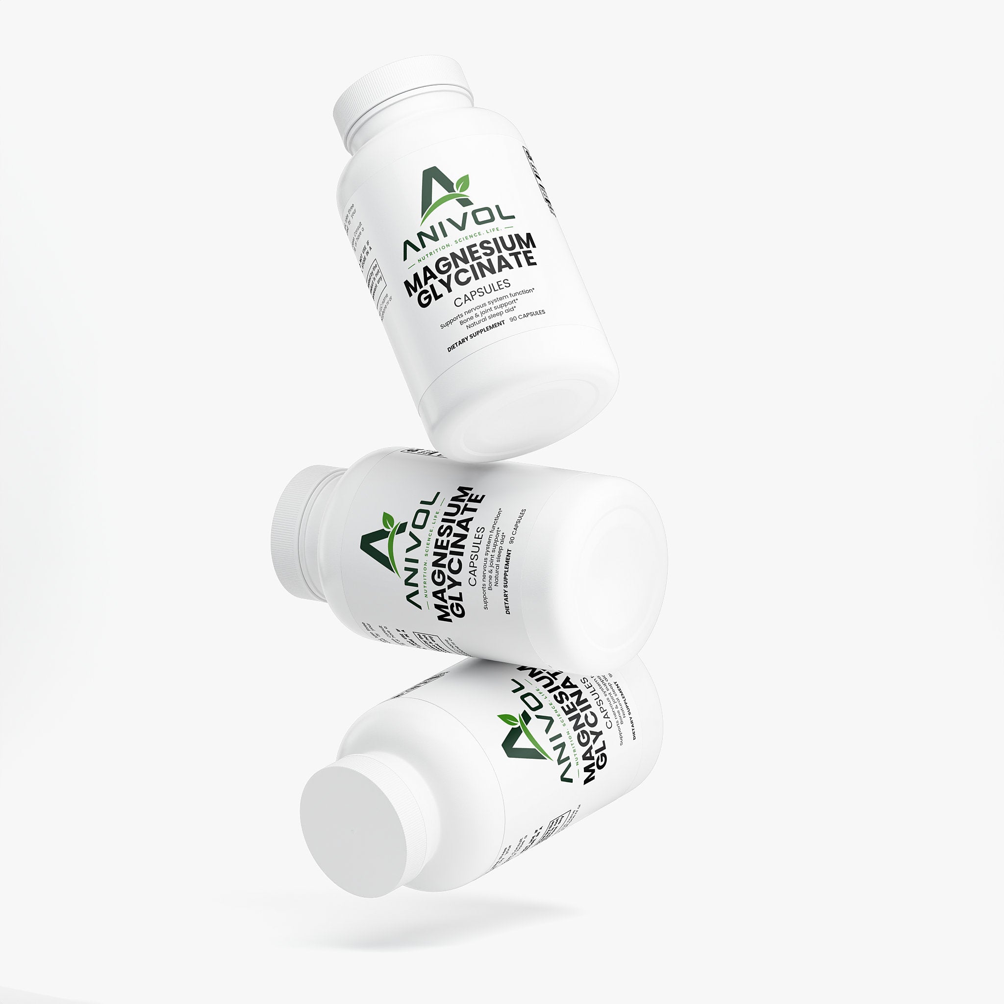 Anivol Magnesium Glycinate Capsules | 275 mg Magnesium Glycinate Supplement