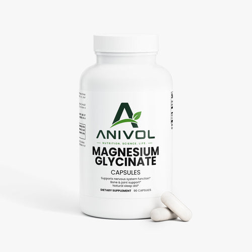 Anivol Magnesium Glycinate Capsules | 275 mg Magnesium Glycinate Supplement