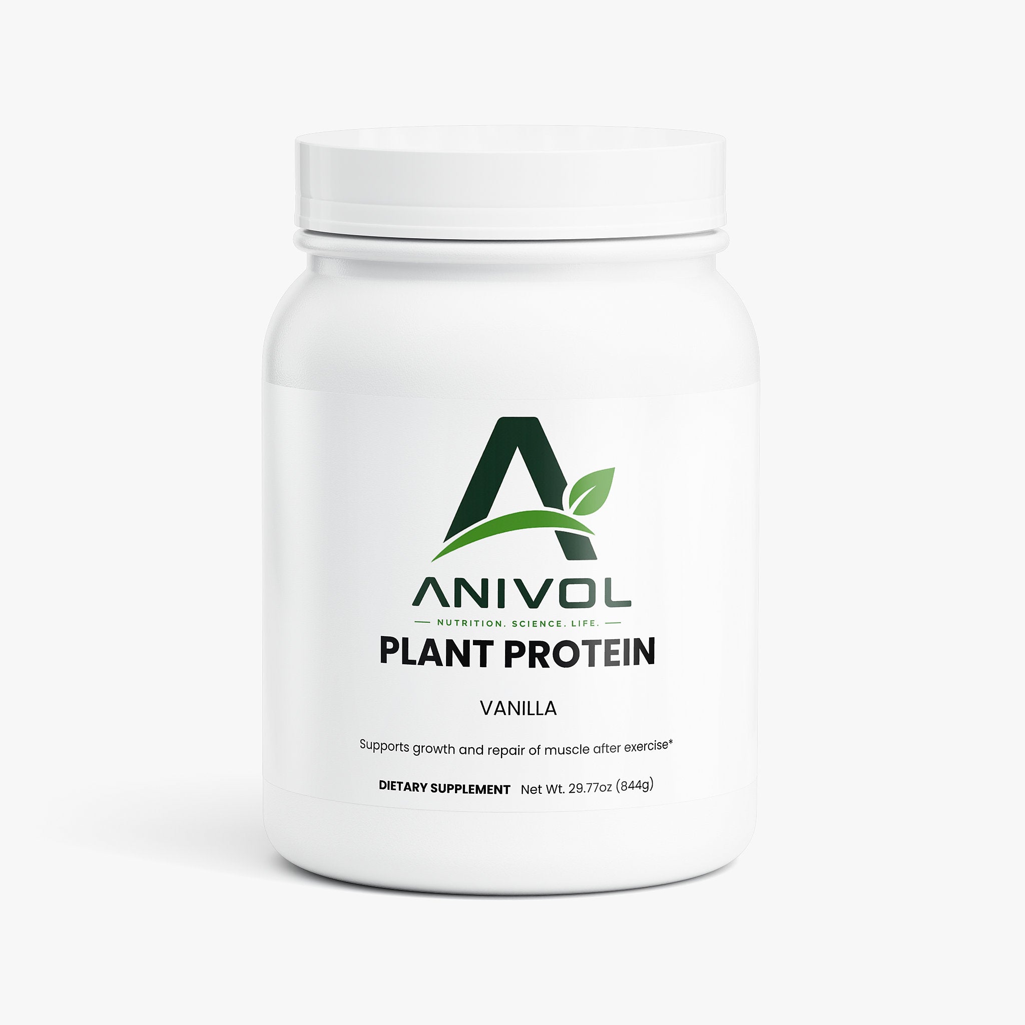 Anivol Plant-Based Protein Powder (Vanilla) | Dairy-Free, Soy-Free, 20g Protein