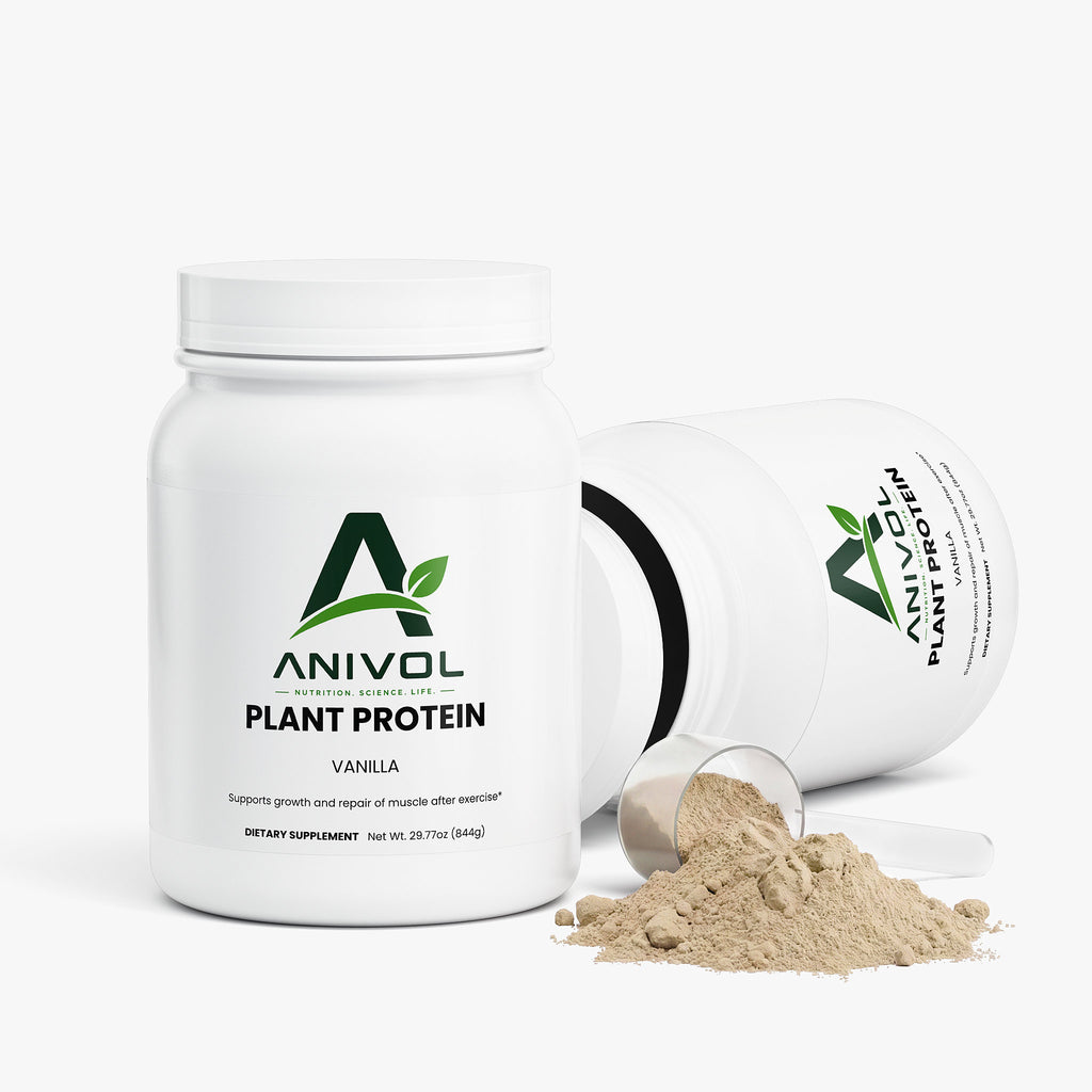 Anivol Plant-Based Protein Powder (Vanilla) | Dairy-Free, Soy-Free, 20g Protein