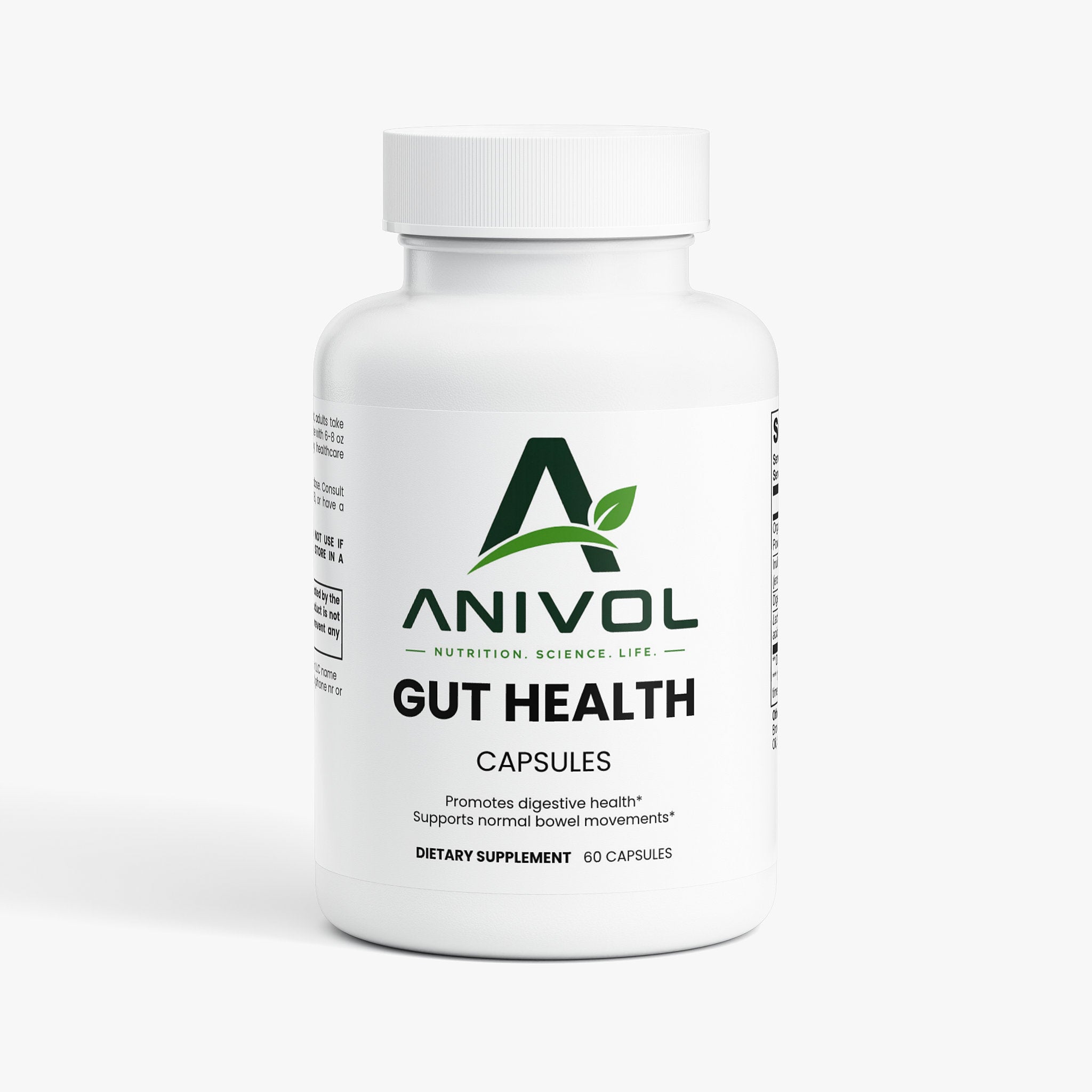 Anivol Gut Health Supplement | Prebiotic, Probiotic & Digestive Enzymes with Apple Cider Vinegar
