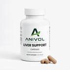 Anivol Milk Thistle & L-Cysteine Supplement | Liver Support with Turmeric & Beet Root