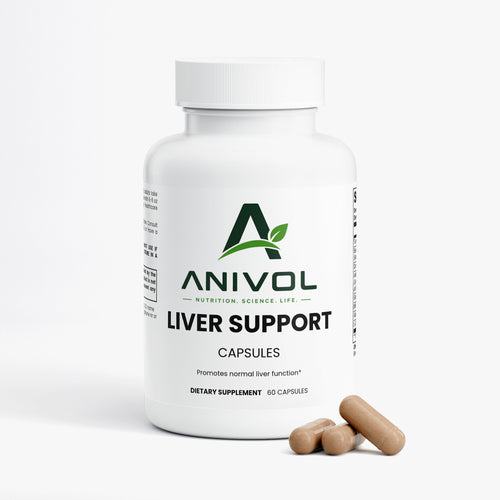 Anivol Milk Thistle & L-Cysteine Supplement | Liver Support with Turmeric & Beet Root