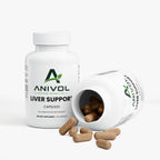 Anivol Milk Thistle & L-Cysteine Supplement | Liver Support with Turmeric & Beet Root