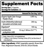 Anivol Gut Health Supplement | Prebiotic, Probiotic & Digestive Enzymes with Apple Cider Vinegar